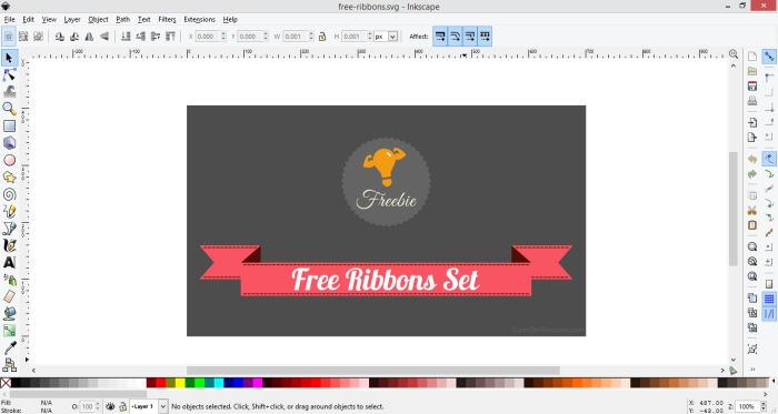 free-ribbons-inkscape